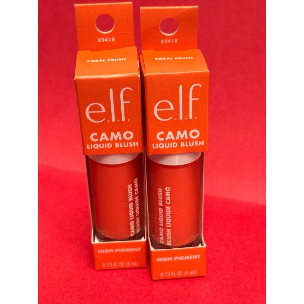 e.l.f. Camo Liquid Blush Coral Crush Set of 2 New in packaging